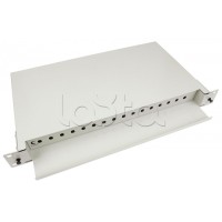 Бокс оптический 19", 1U на 16 ST/FC портов Cabeus ODF-19-16-ST