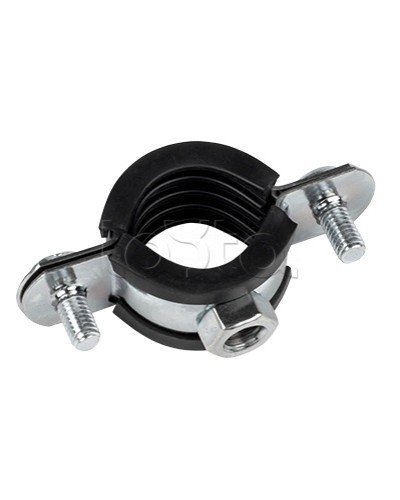 Хомут стальной 3/8 (15-19 мм), с уплотнителем EKF (hsu1038) в Вологде Стяжки-хомуты Pintop.ru