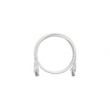 Шнур коммутационный 2хRJ45/8P8C, U/UTP, 4 пары, Кат.5е, PVC, белый (0,3м) NIKOMAX NMC-PC4UD55B-003-WT