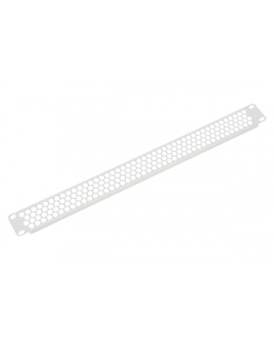 Фальшпанель в шкаф 19 1U перфорированная ЦМО ФП-1.4-9005 в Вологде Аксессуары для стоек и шкафов Pintop.ru